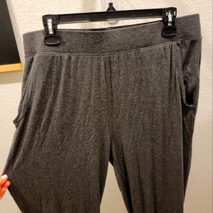 Gap LOVE  Gray joggers. Large